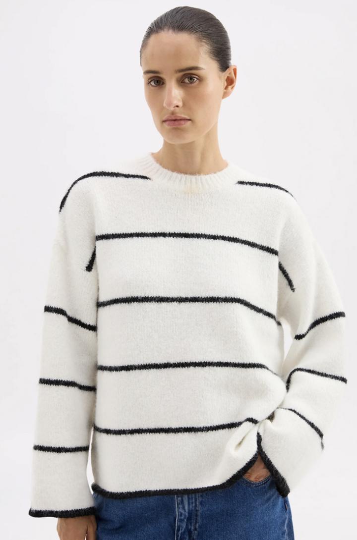 Colter Knit | Black Stripe