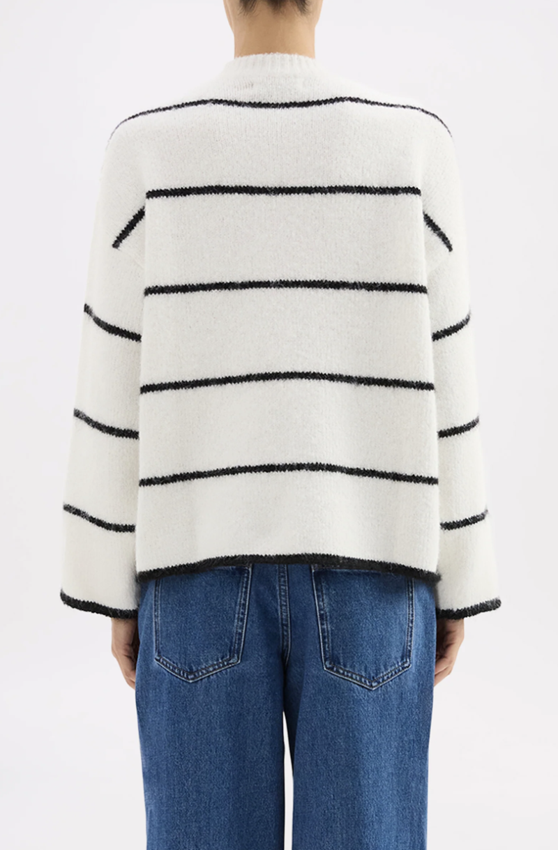 Colter Knit | Black Stripe
