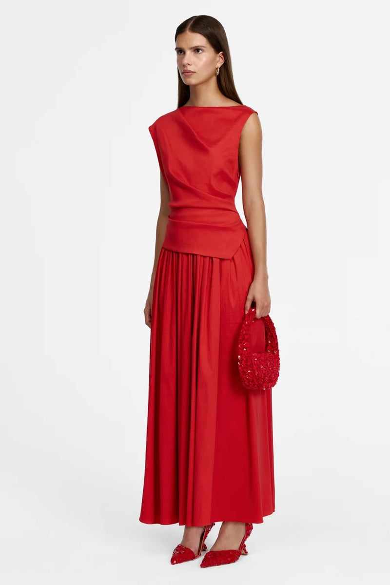 Robakker Maxi Dress | Spicy Red