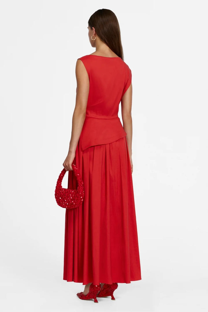 Robakker Maxi Dress | Spicy Red