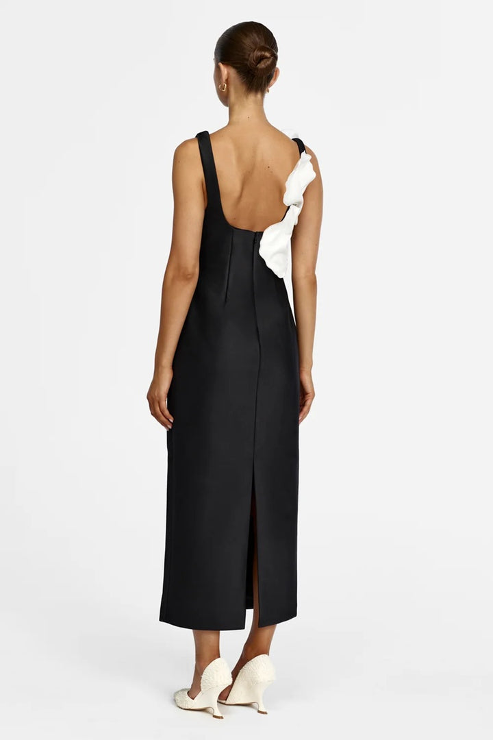 Radburn Maxi Dress | Black & Ivory