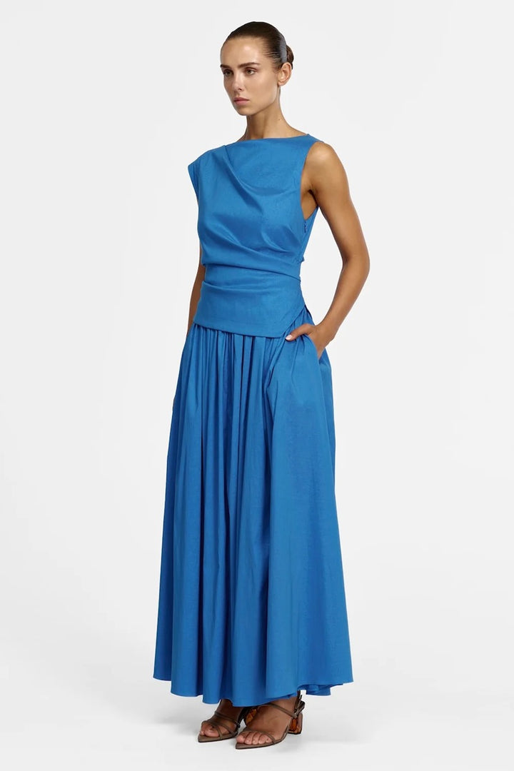 Robbakker Maxi Dress | Iris Blue