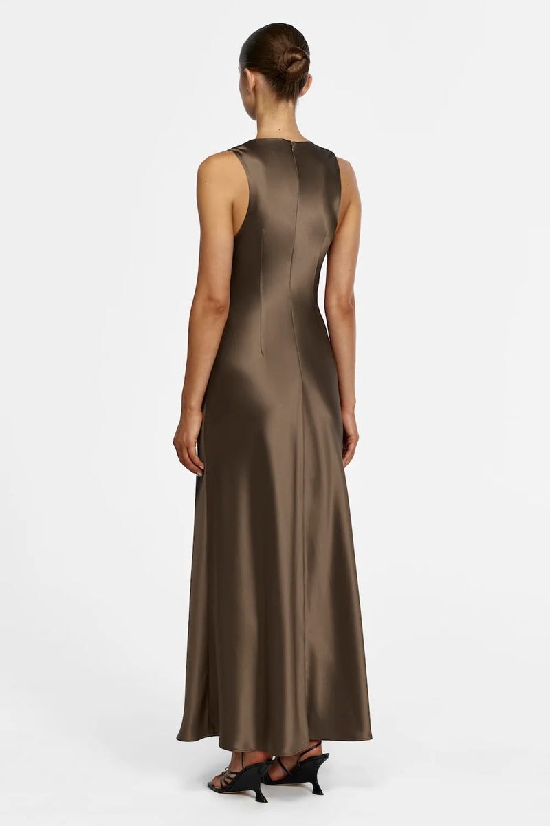Lecha Maxi Dress | Sepia