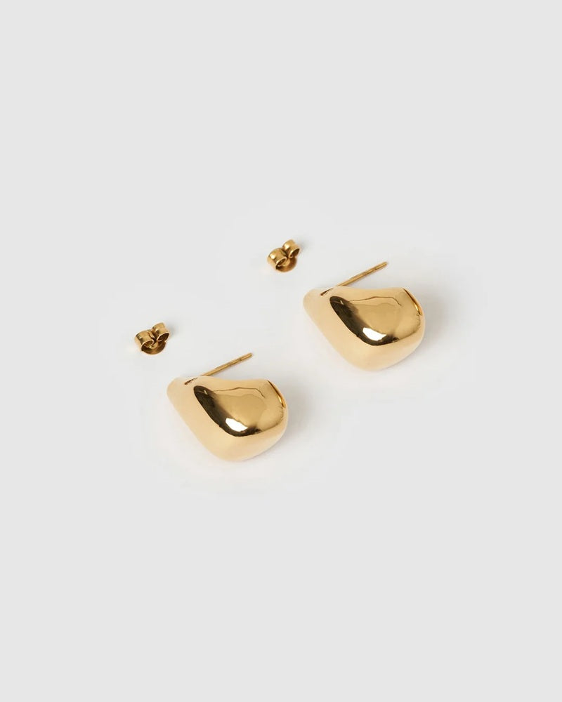 Dalphine Gold Earrings