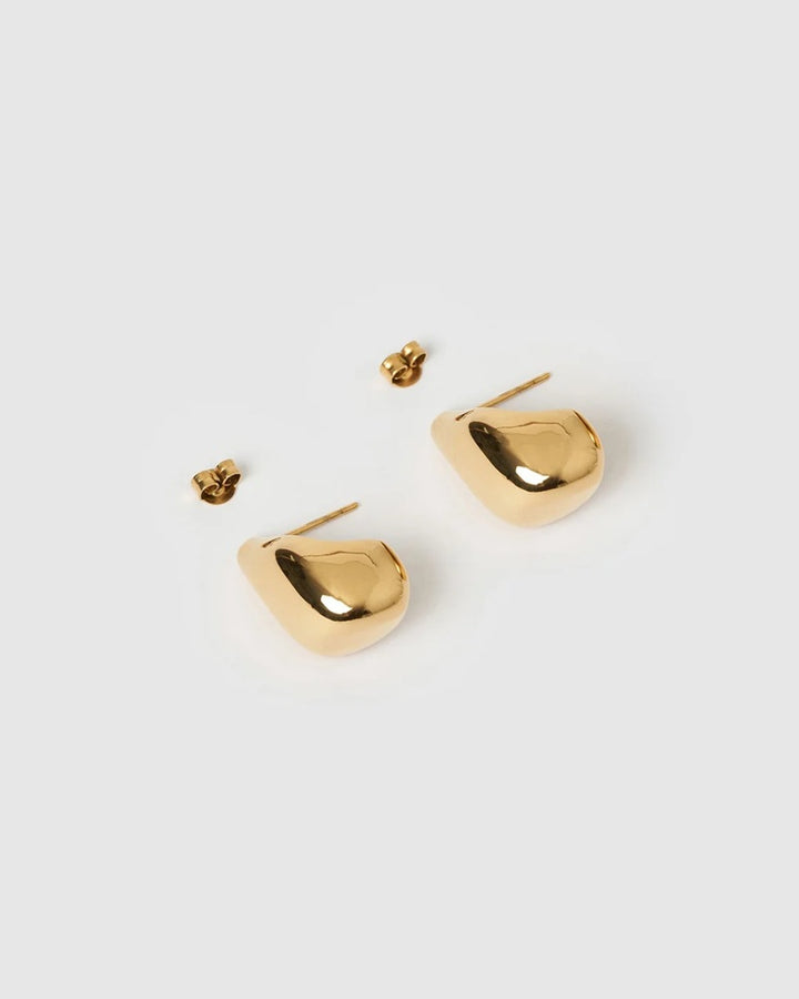 Dalphine Gold Earrings