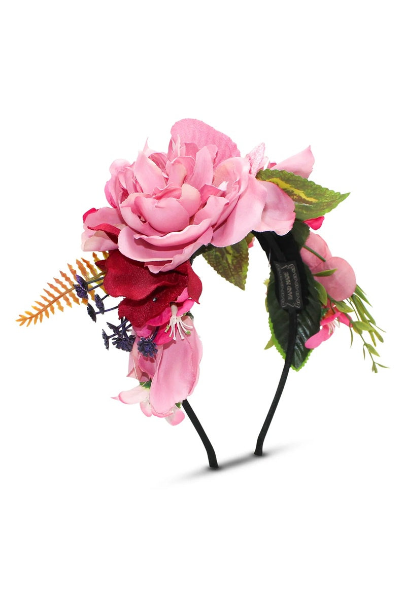 Dori Flower Crown | Hot Pink Combo
