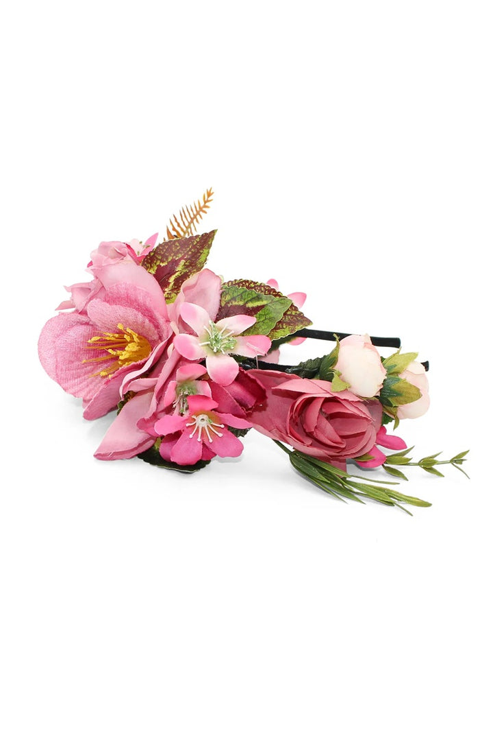 Dori Flower Crown | Hot Pink Combo