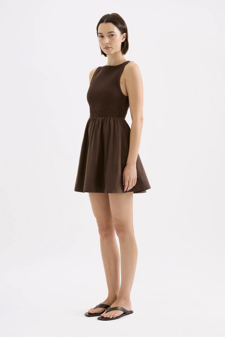 Emerly Mini Dress | Chocolate