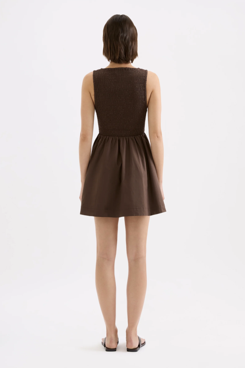 Emerly Mini Dress | Chocolate