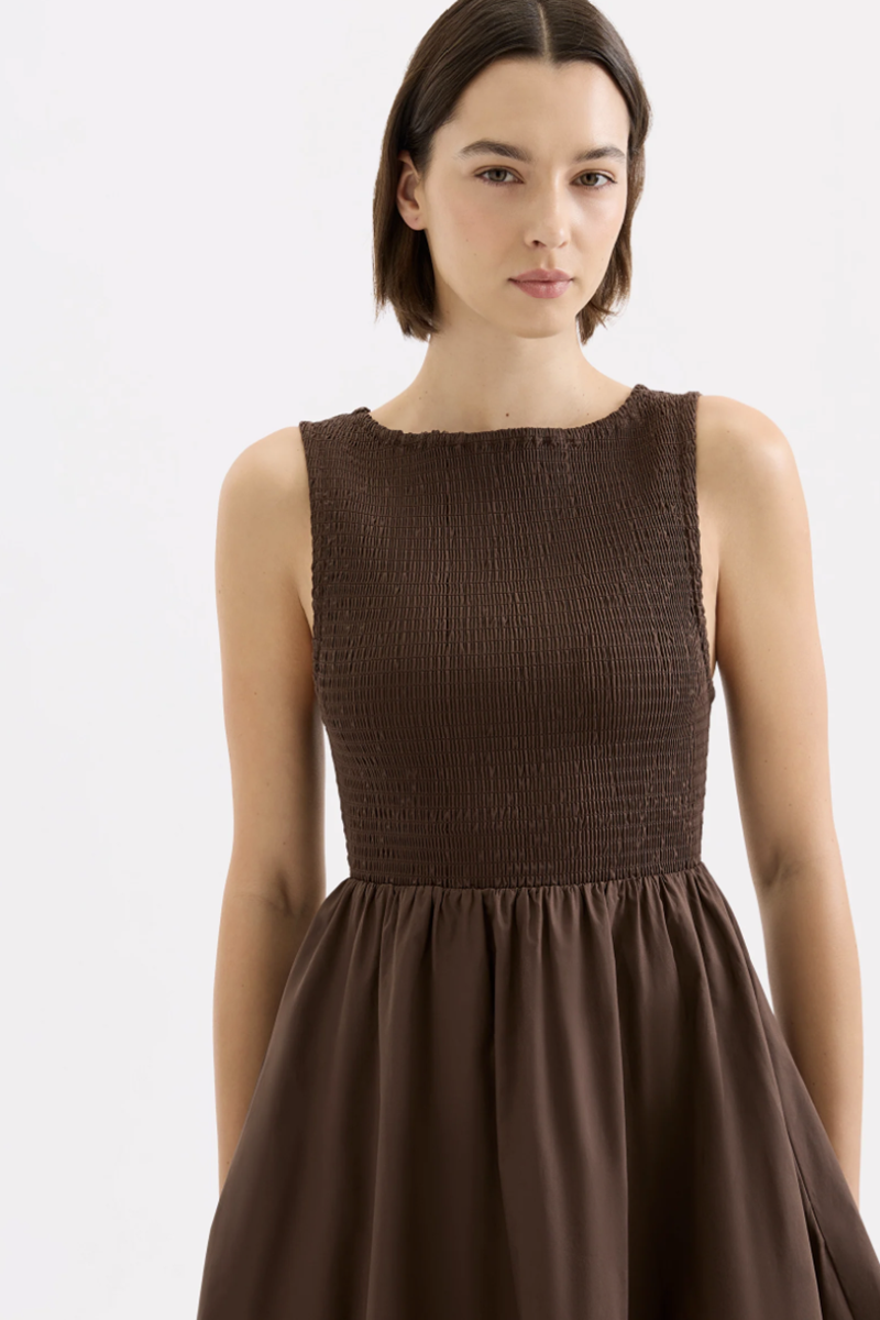 Emerly Mini Dress | Chocolate