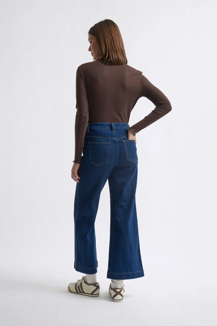 Freya Jean Plait Pocket | Palisade Blue