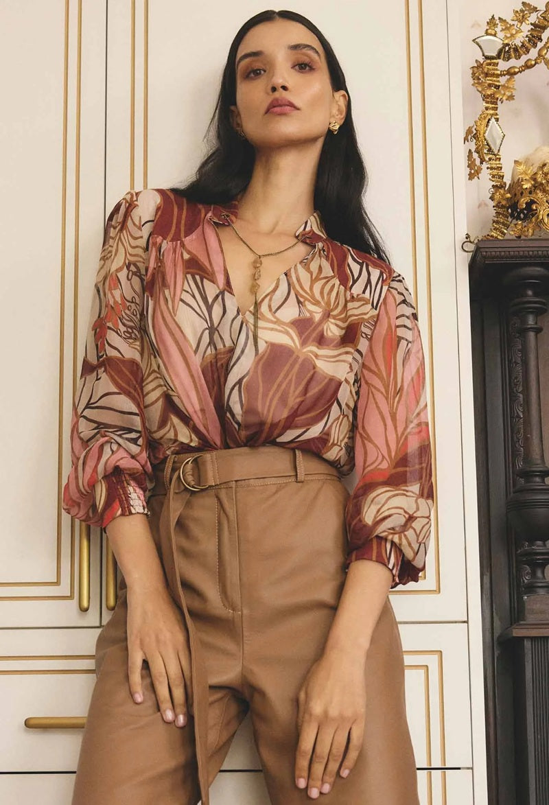 Freya Sheer Viscose Blouse | Cathedral Botanic