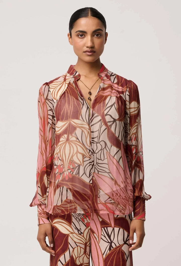 Freya Sheer Viscose Blouse | Cathedral Botanic