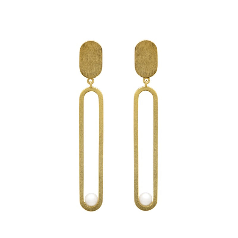 Clarity Earring | Gold