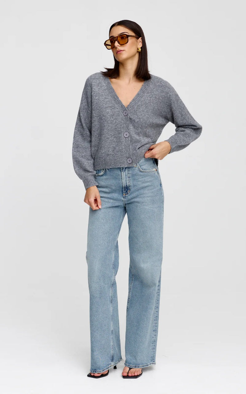 Goldie Cardigan | Grey Marle