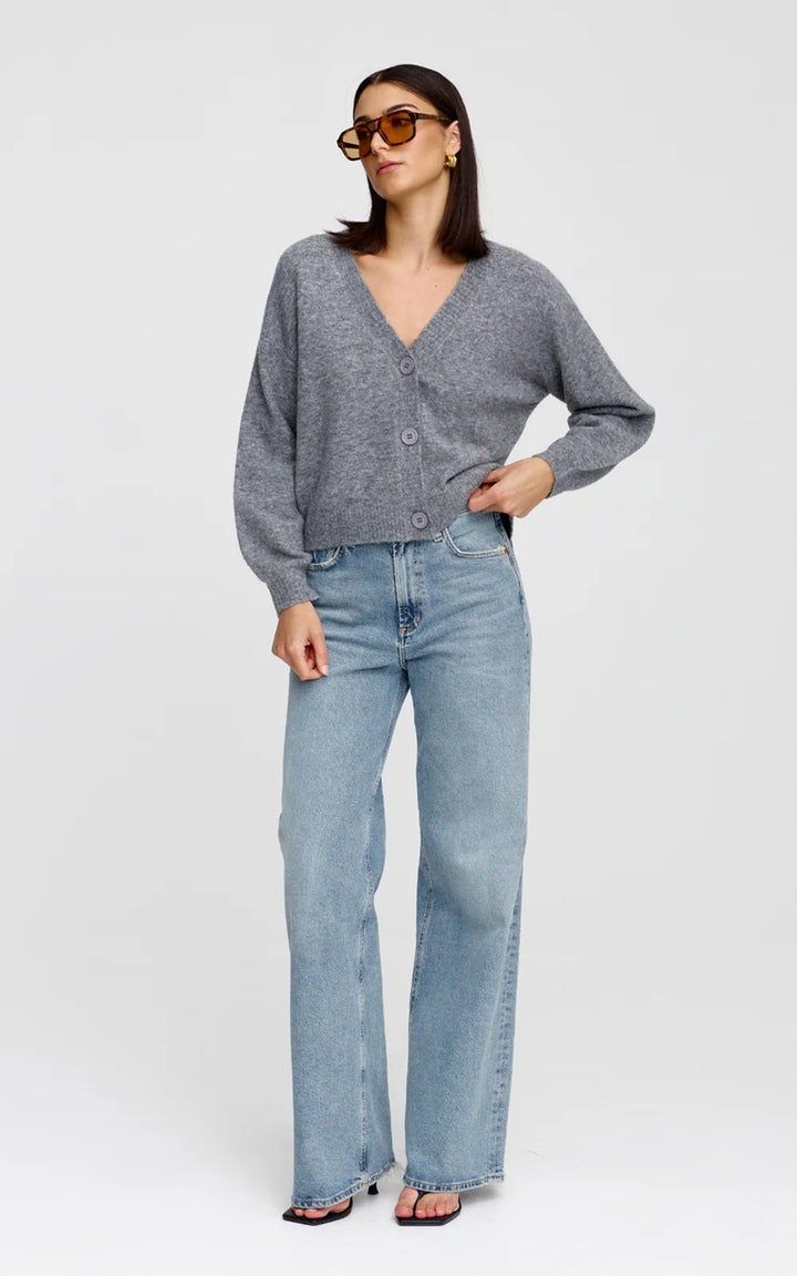 Goldie Cardigan | Grey Marle