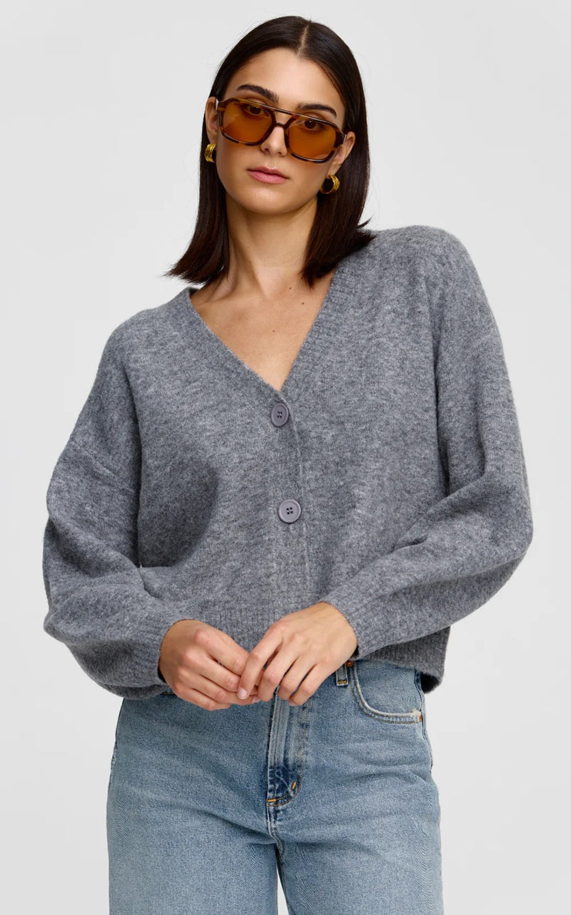 Goldie Cardigan | Grey Marle