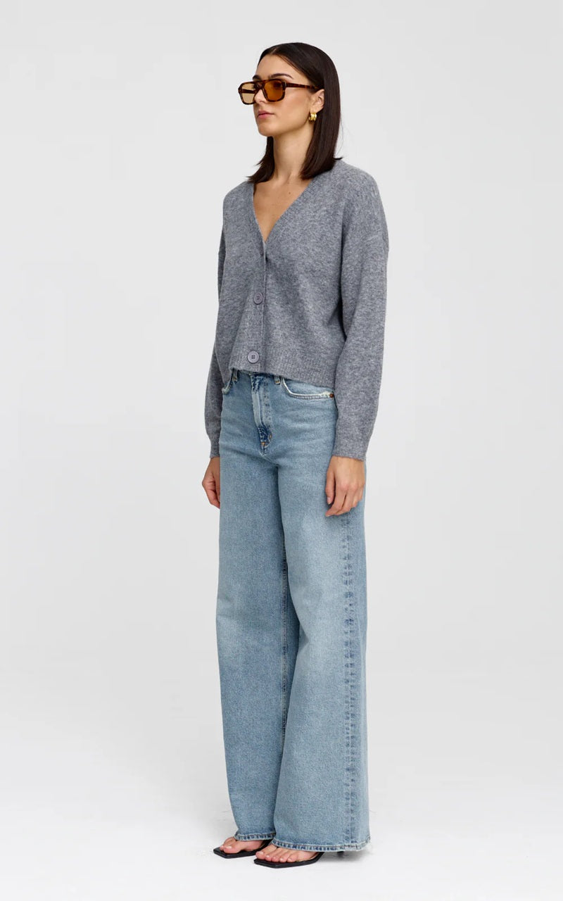 Goldie Cardigan | Grey Marle
