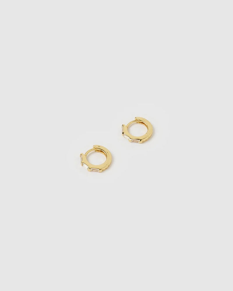 Holi Gold Huggies Earrings