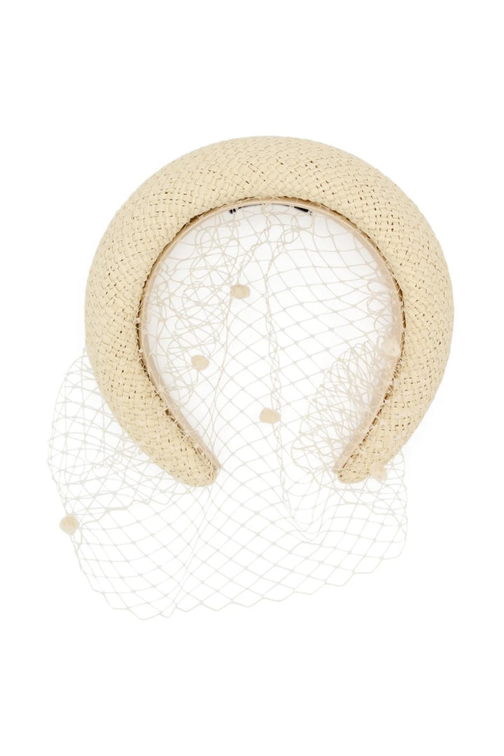 Hedleigh Veil Headpiece | Natural Beige