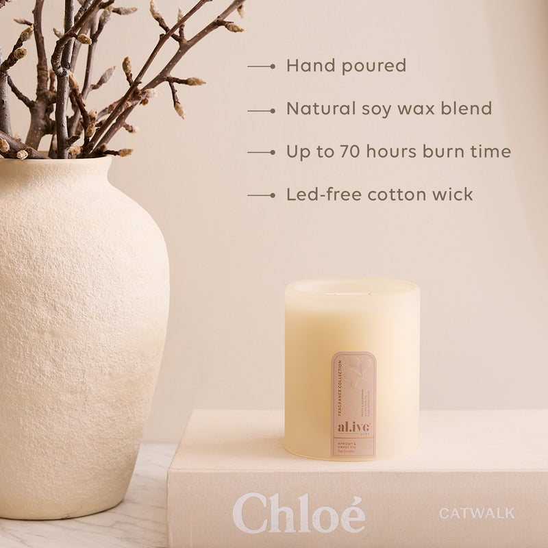 Soy Candle | Apricot & Sweet Fig