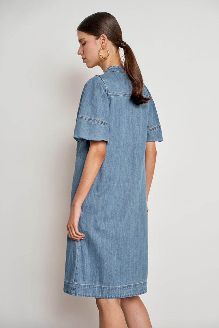 Honor Dress | Mid Wash Denim