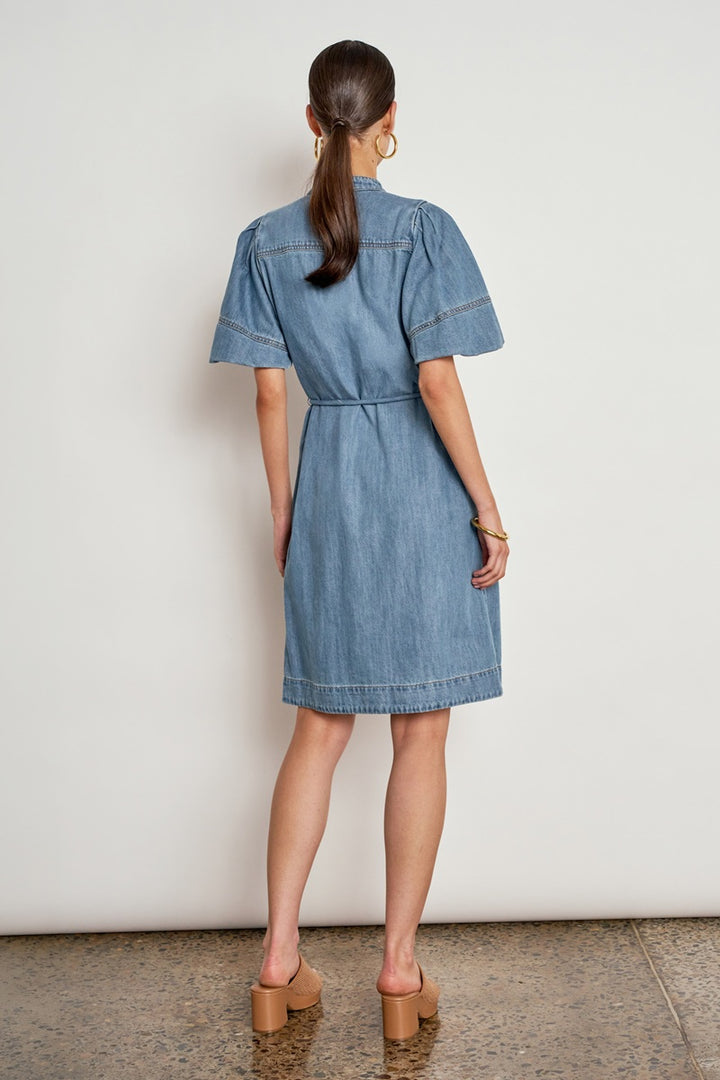 Honor Dress | Mid Wash Denim
