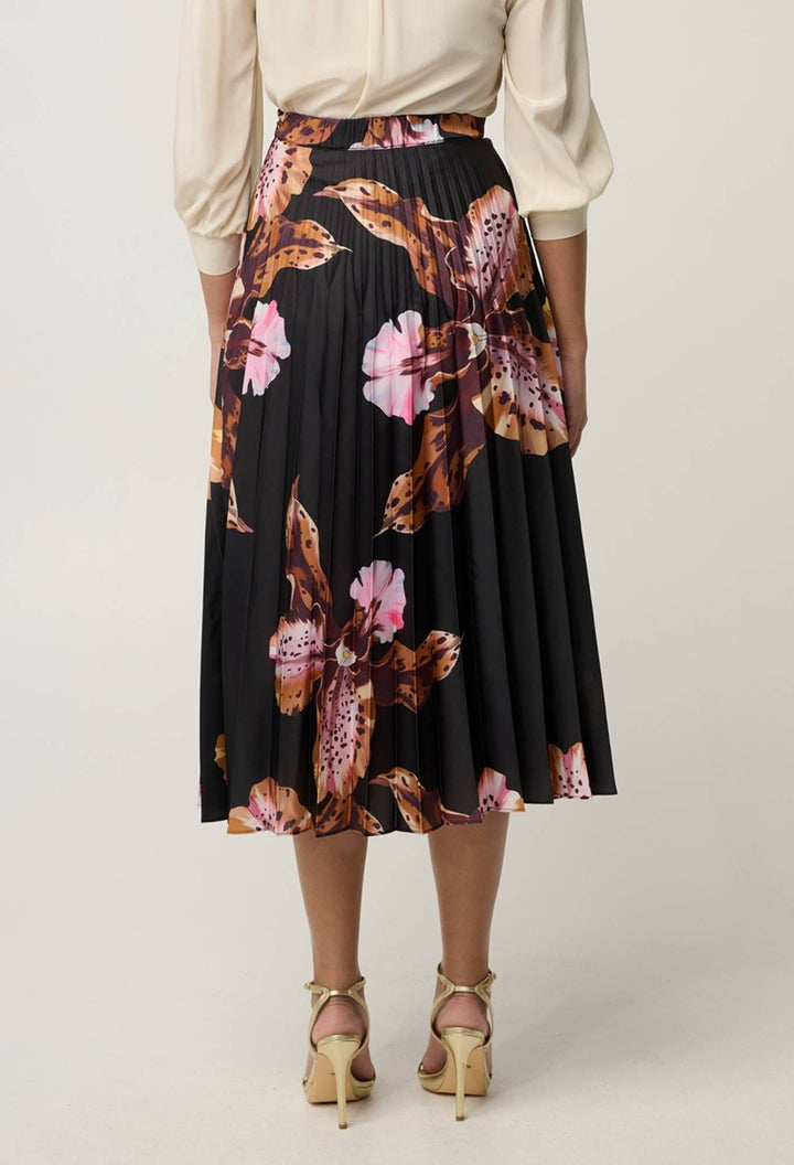 Iris Pleated Skirt | Sunset Orchid