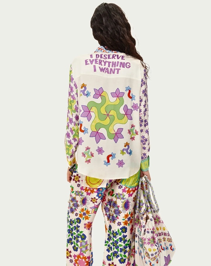 Isabel Printed Shirt | Markers