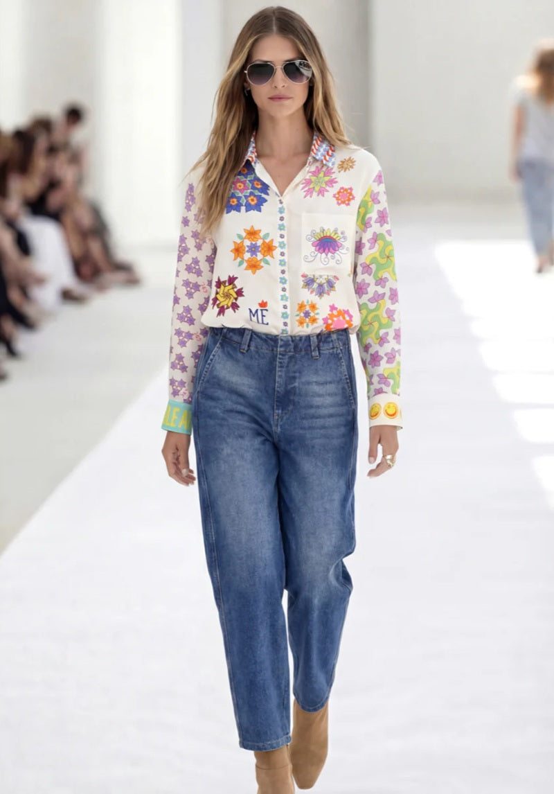 Isabel Printed Shirt | Markers