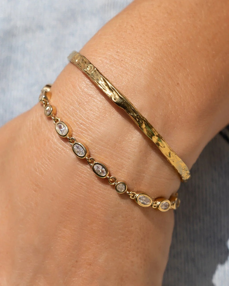Isadora Gold Bracelet | Stone