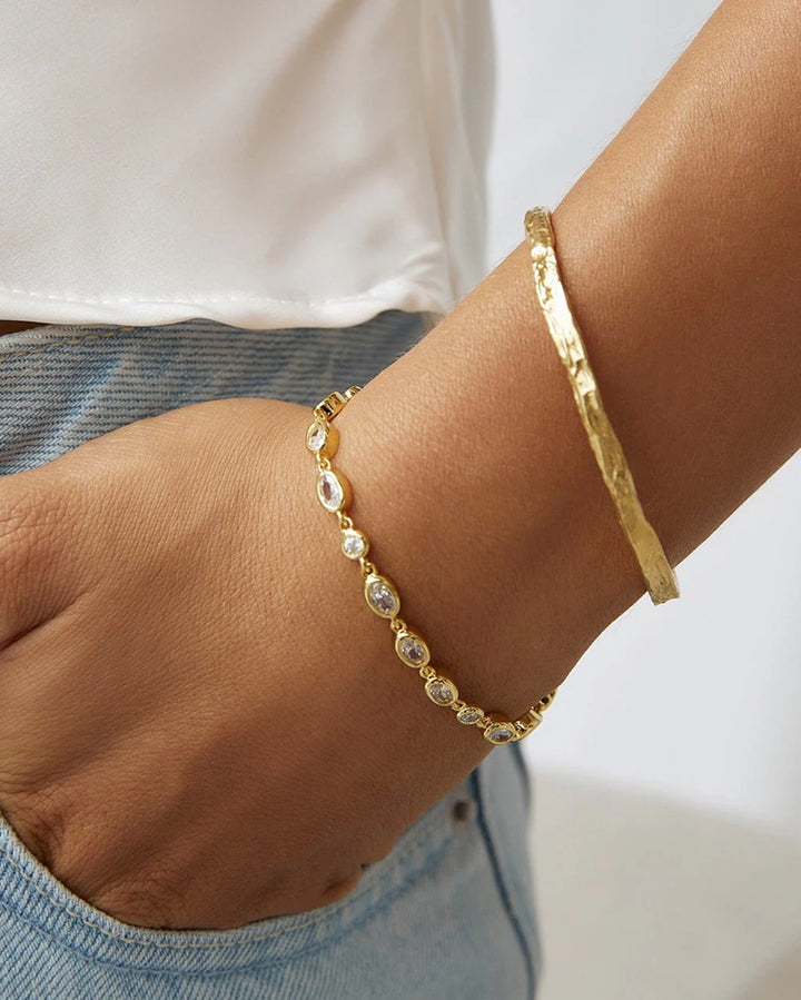 Isadora Gold Bracelet | Stone