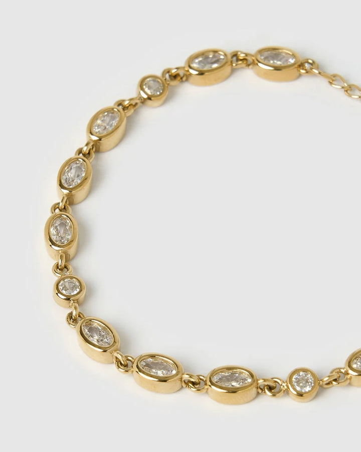 Isadora Gold Bracelet | Stone