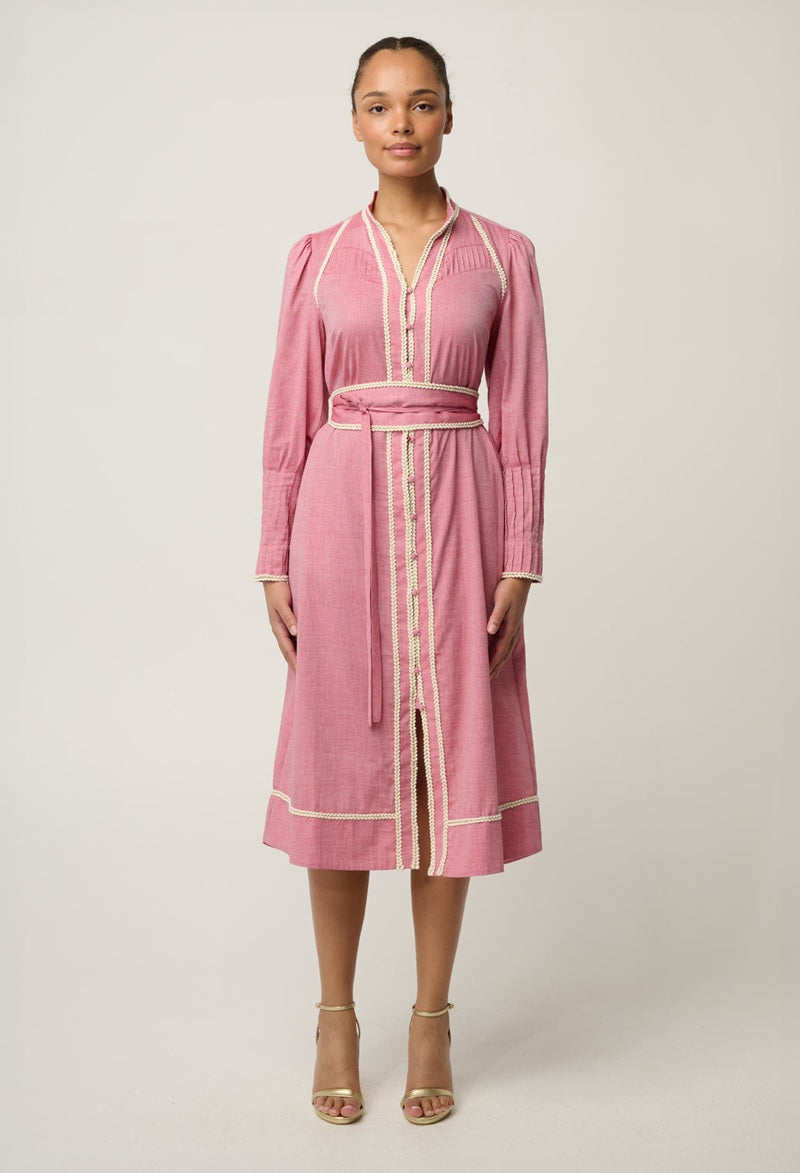 Isla Cotton Chambray Dress