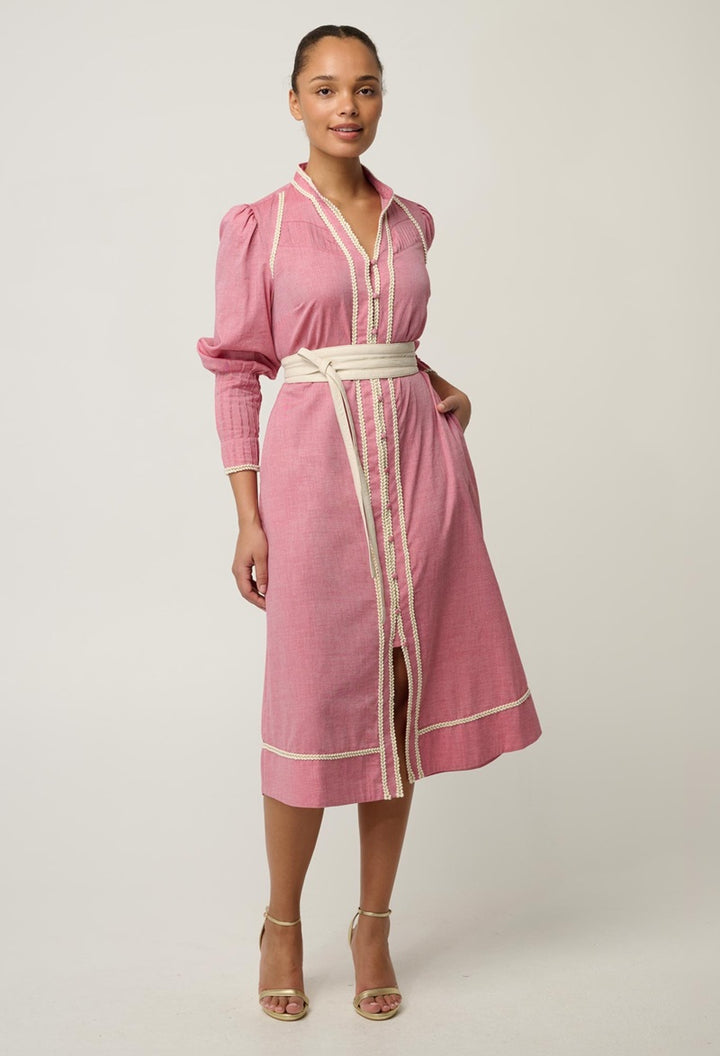 Isla Cotton Chambray Dress