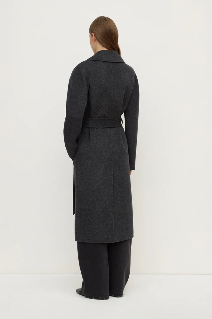 Ivy Wool Coat | Charcoal Marle