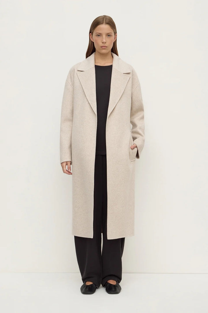 Ivy Wool Coat | Oat Marle