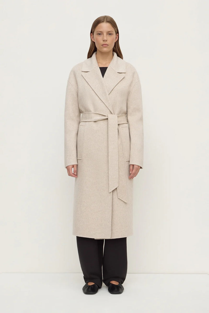 Ivy Wool Coat | Oat Marle