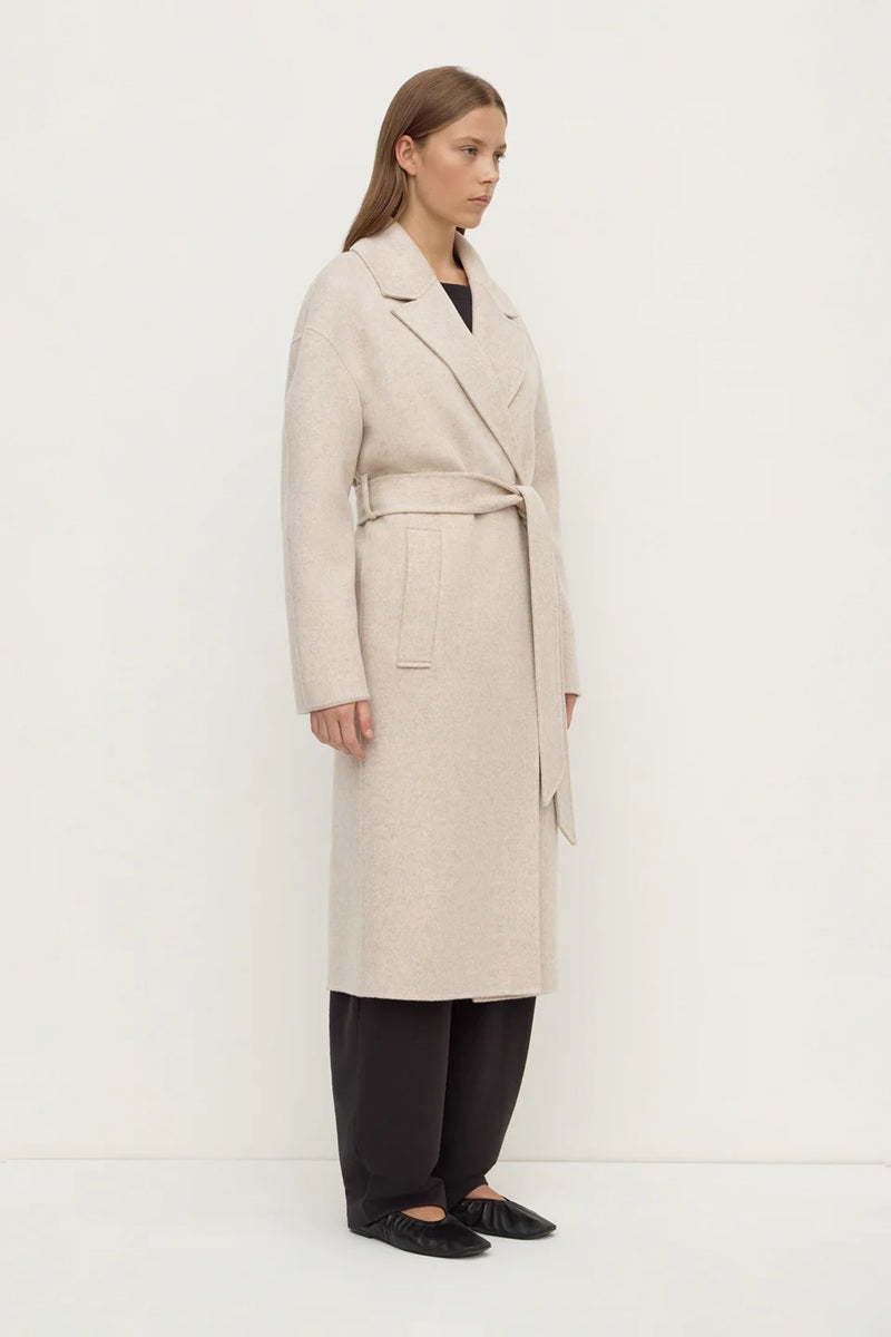 Ivy Wool Coat | Oat Marle
