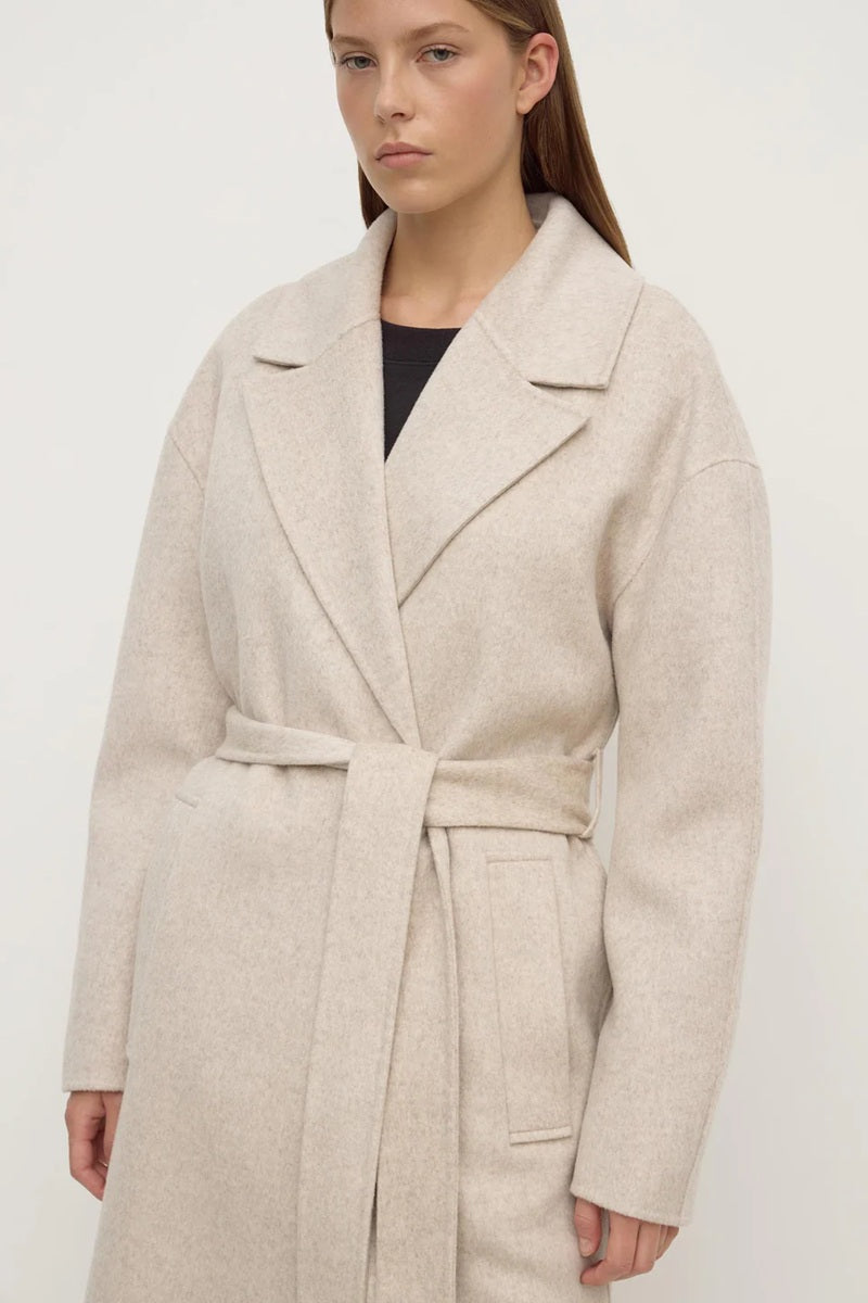 Ivy Wool Coat | Oat Marle