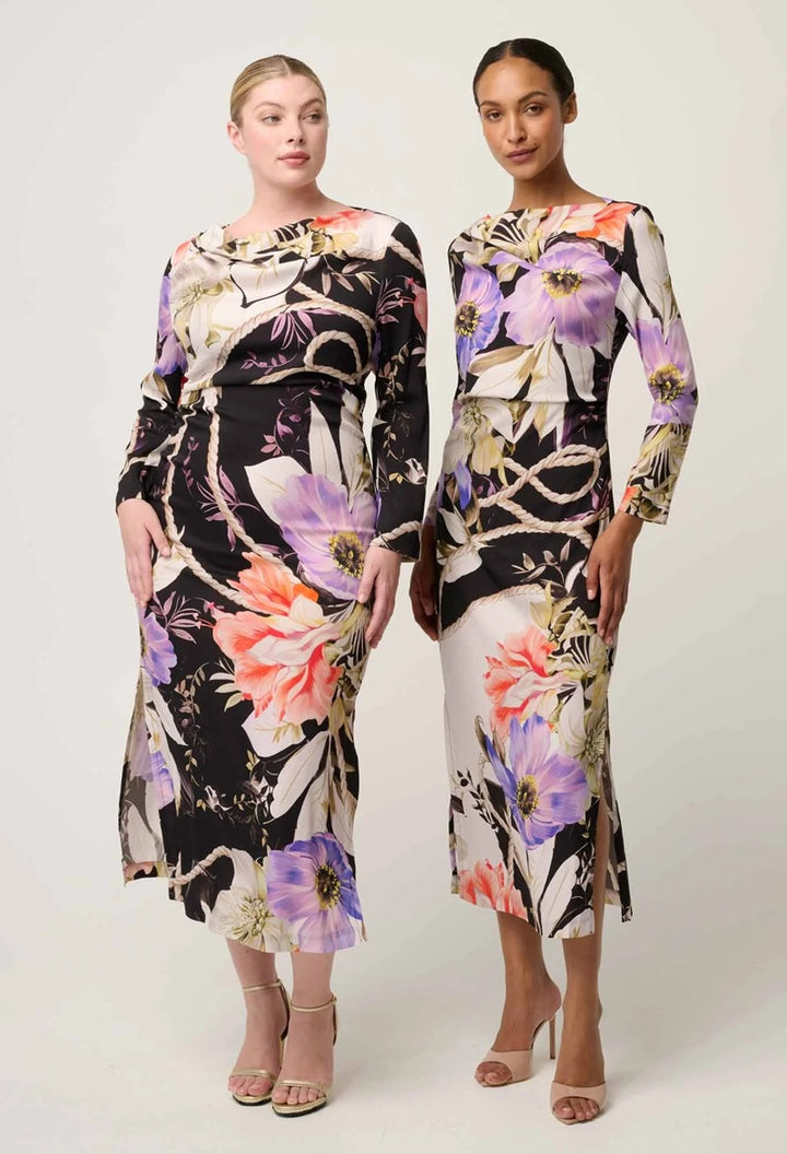 Jayden Cupro Viscose Stretch Dress | Tangled Blossom