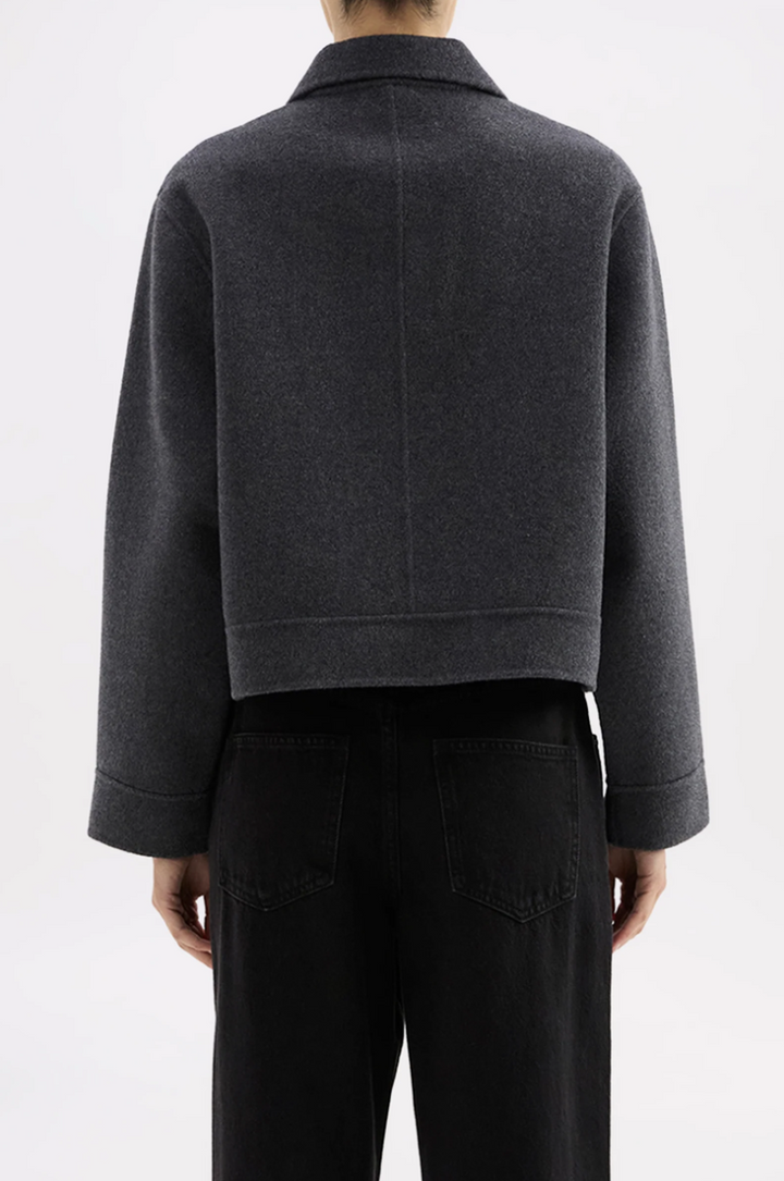 Jayden Wool Jacket | Charcoal
