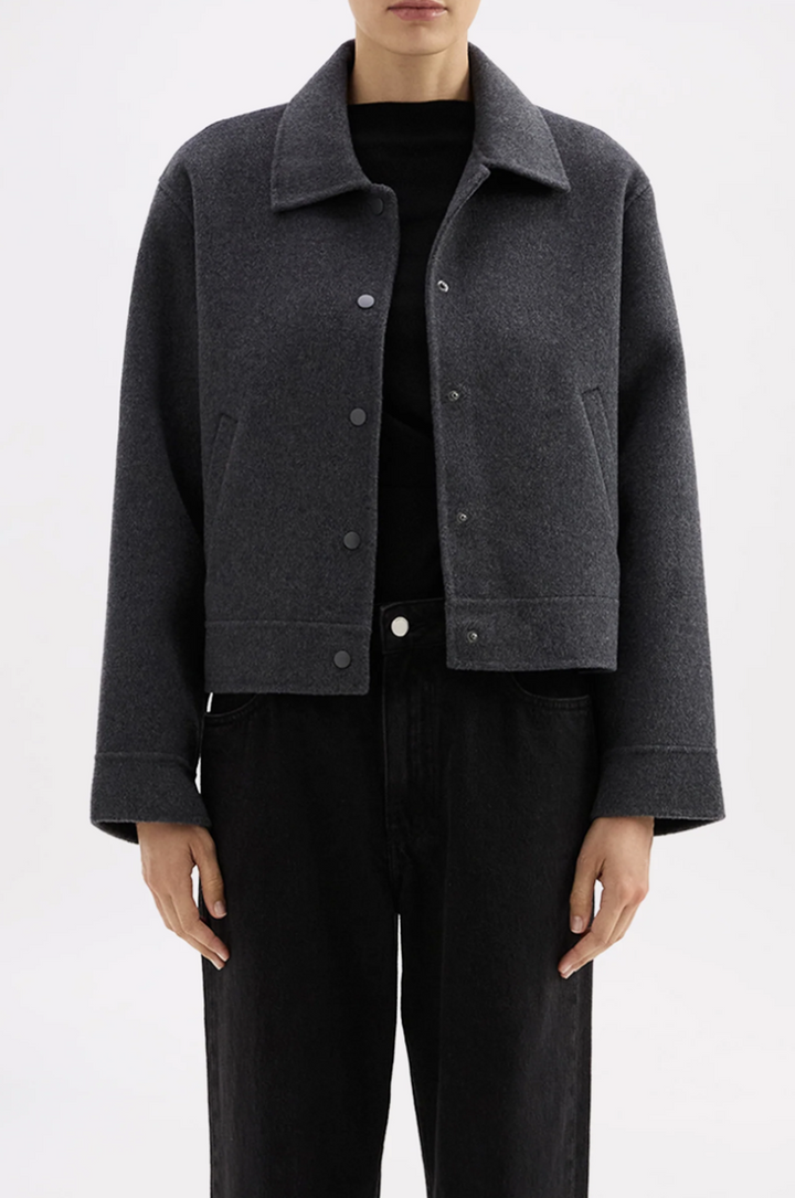 Jayden Wool Jacket | Charcoal