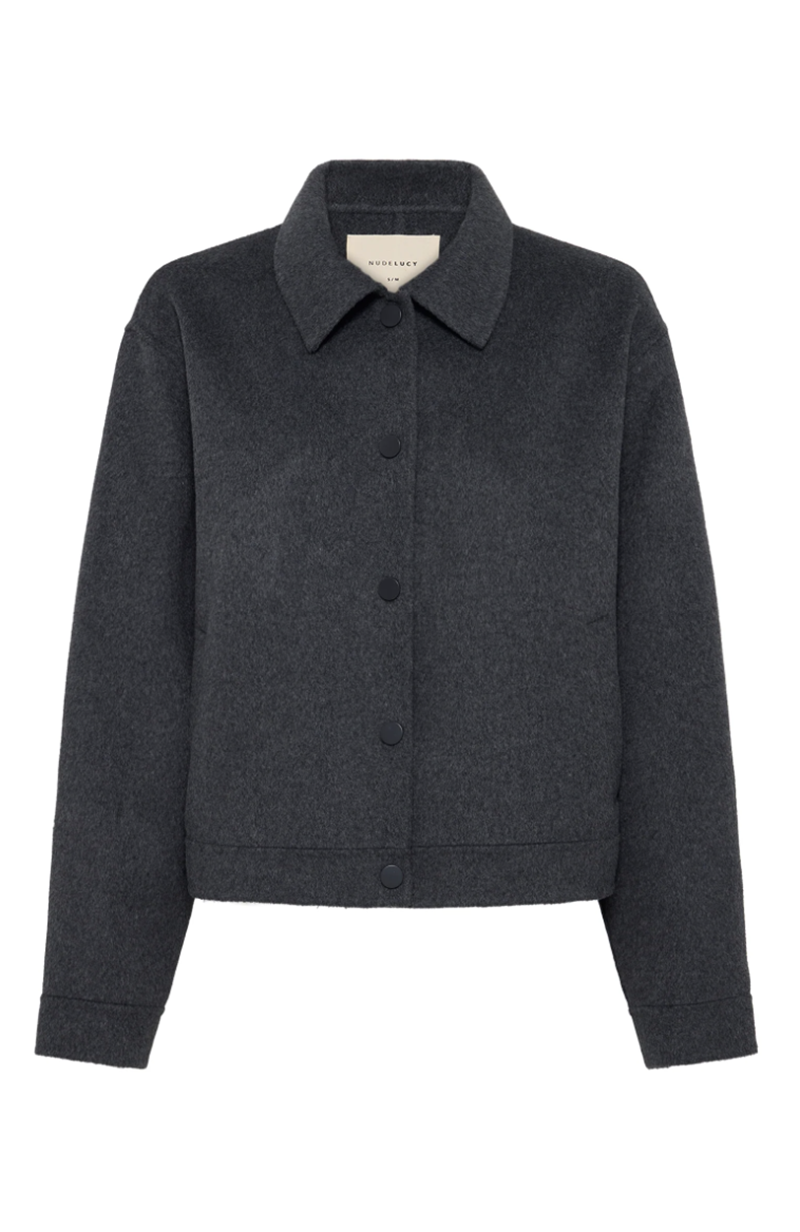 Jayden Wool Jacket | Charcoal