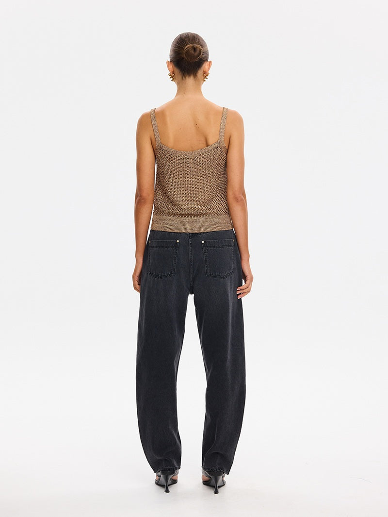 Debby Knit Cami | Rust