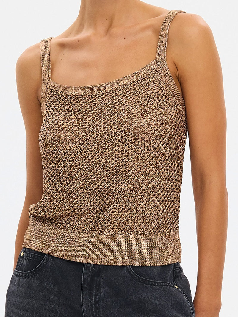 Debby Knit Cami | Rust