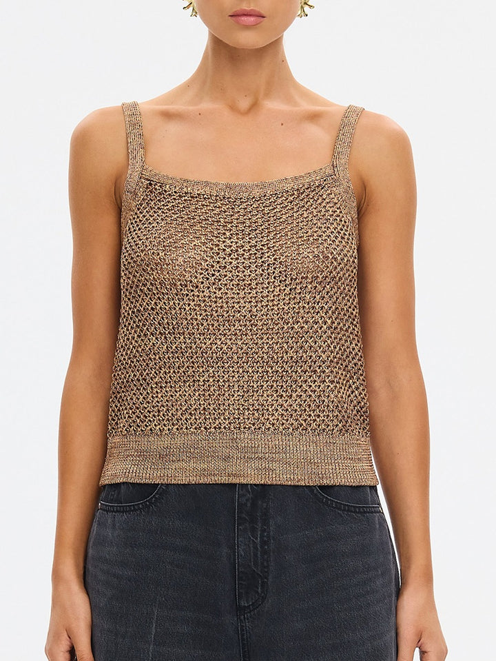 Debby Knit Cami | Rust