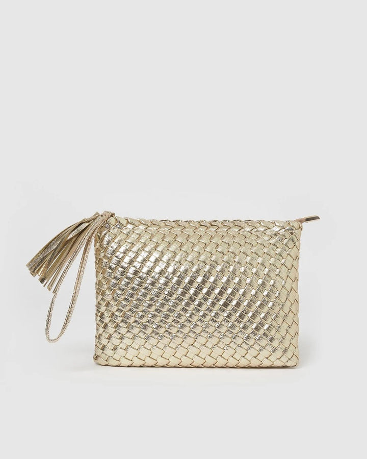 Lavina Clutch Bag | Gold