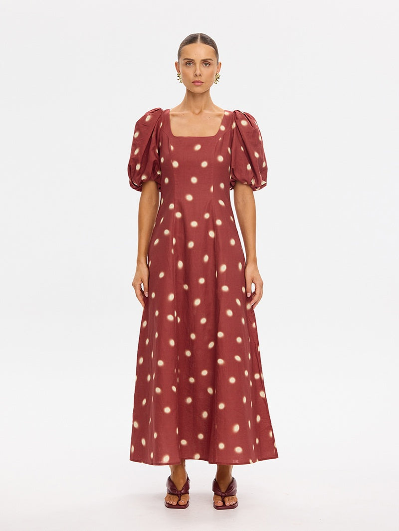 Saro Maxi Dress  | Brick