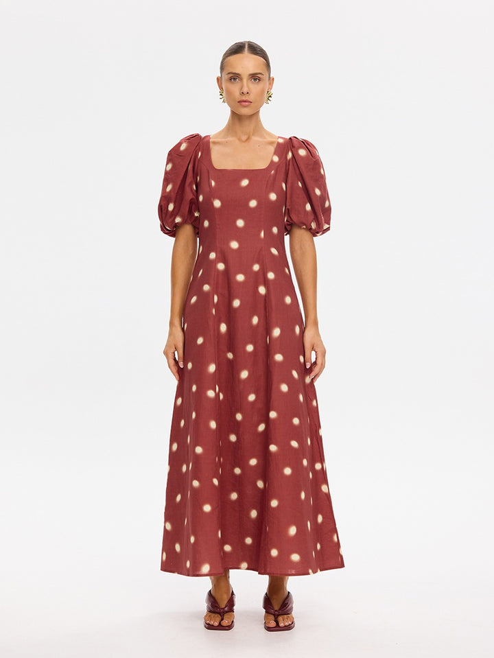 Saro Maxi Dress  | Brick
